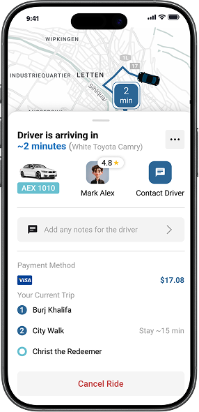 Driver info